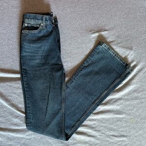 ASOS Blue Flare Wide Leg Jeans